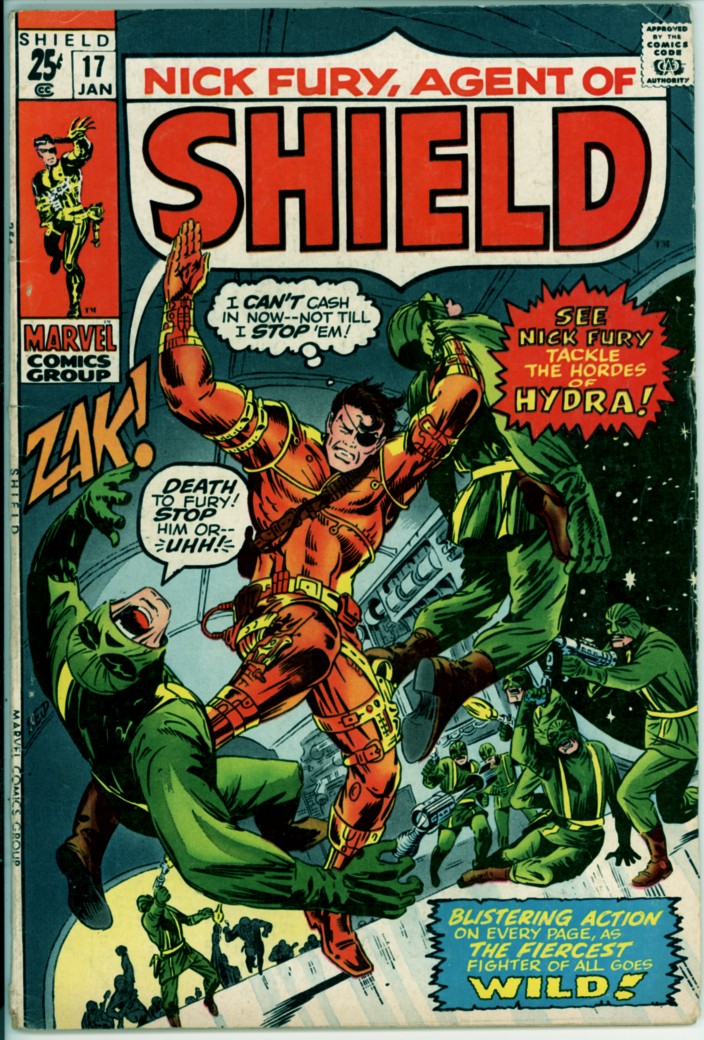 Nick Fury, Agent of SHIELD 17 (VG+ 4.5)