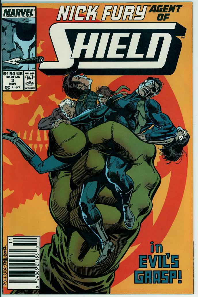 Nick Fury, Agent of SHIELD (2nd series) 3 (FN/VF 7.0)