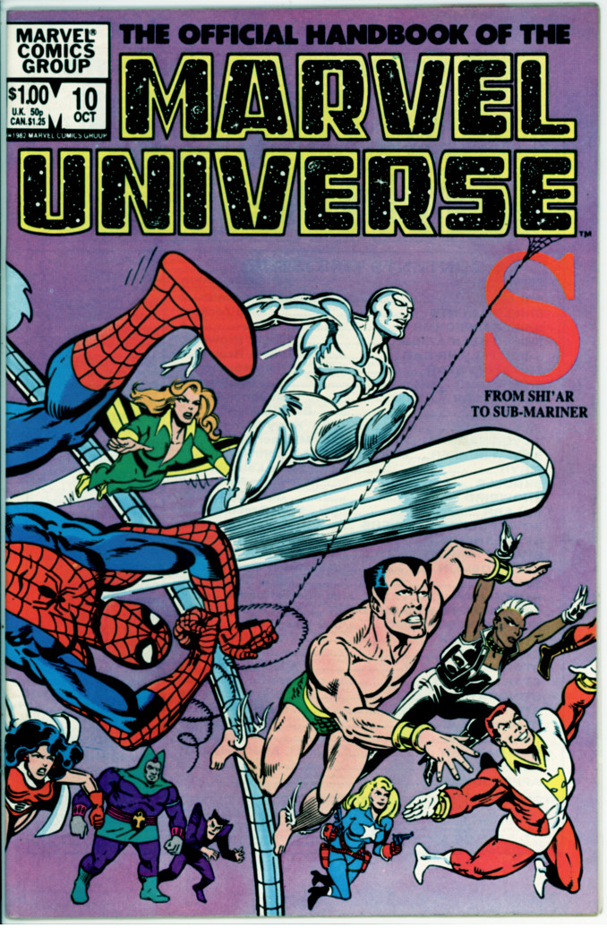 Official Handbook of the Marvel Universe 10 (FN/VF 7.0)