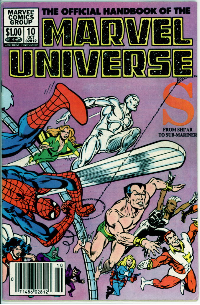 Official Handbook of the Marvel Universe 10 (VG 4.0)