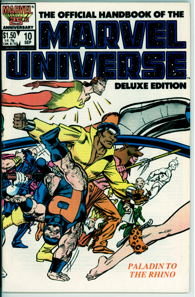 Official Handbook of the Marvel Universe Deluxe Edition 10 (FN 6.0)