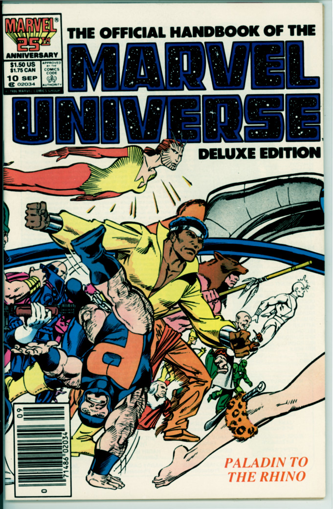 Official Handbook of the Marvel Universe Deluxe Edition 10 (VF 8.0)