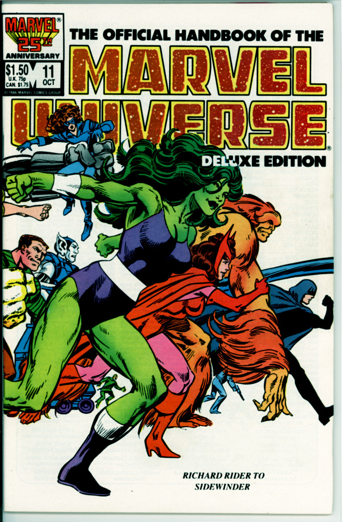 Official Handbook of the Marvel Universe Deluxe Edition 11 (FN 6.0)