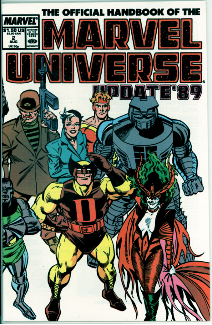 Official Handbook of the Marvel Universe Update '89 2 (FN 6.0)