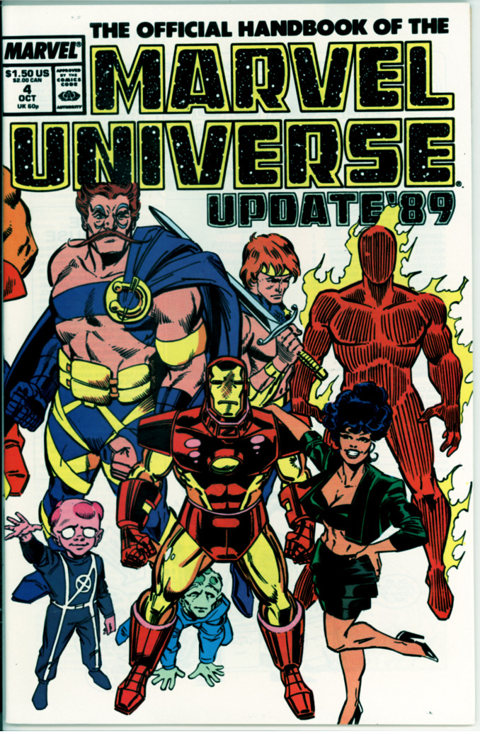 Official Handbook of the Marvel Universe Update '89 4 (NM 9.4)