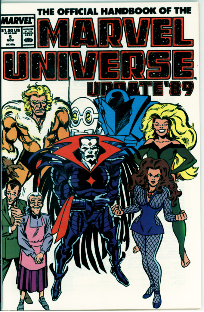 Official Handbook of the Marvel Universe Update '89 5 (FN 6.0)