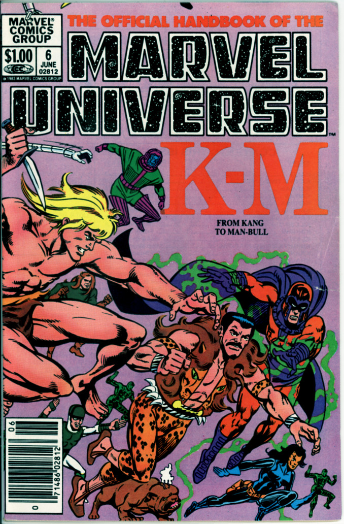 Official Handbook of the Marvel Universe 6 (VG+ 4.5)