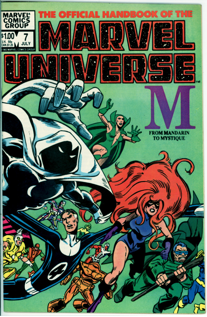 Official Handbook of the Marvel Universe 7 (VF 8.0)
