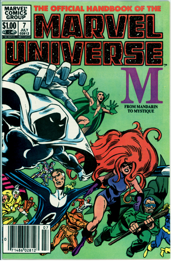 Official Handbook of the Marvel Universe 7 (VF- 7.5)
