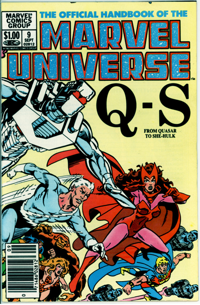 Official Handbook of the Marvel Universe 9 (FN 6.0)