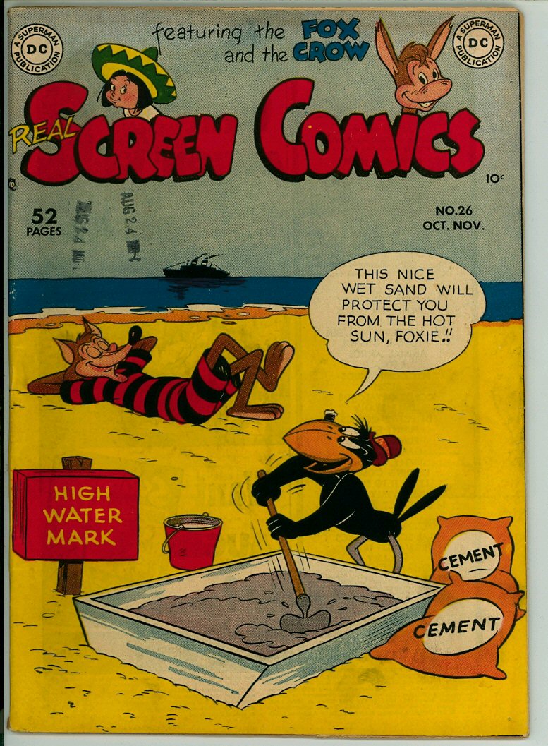 Real Screen Comics 26 (VG 4.0)