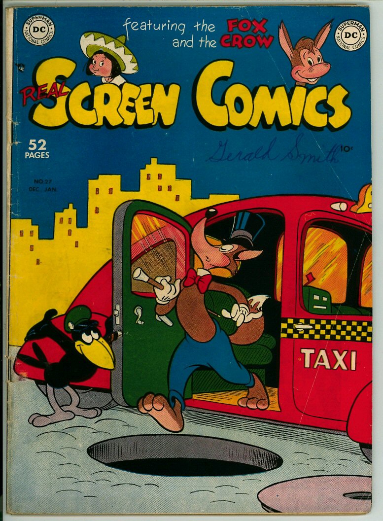 Real Screen Comics 27 (VG- 3.5)