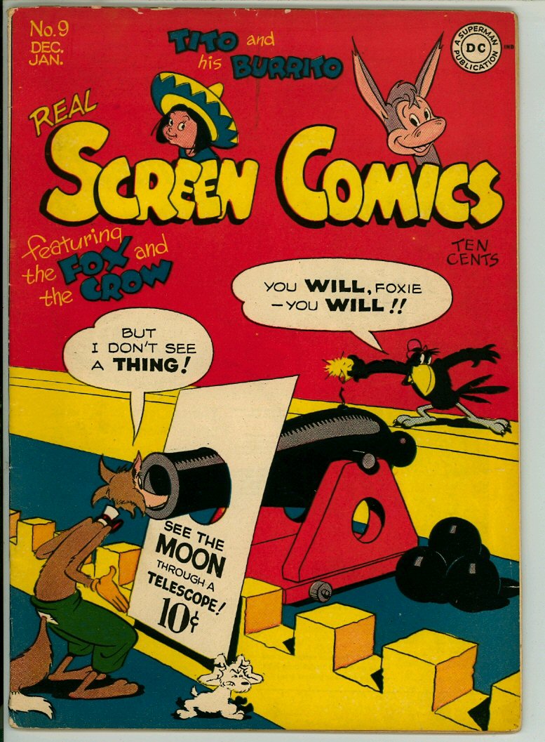 Real Screen Comics 9 (G/VG 3.0)