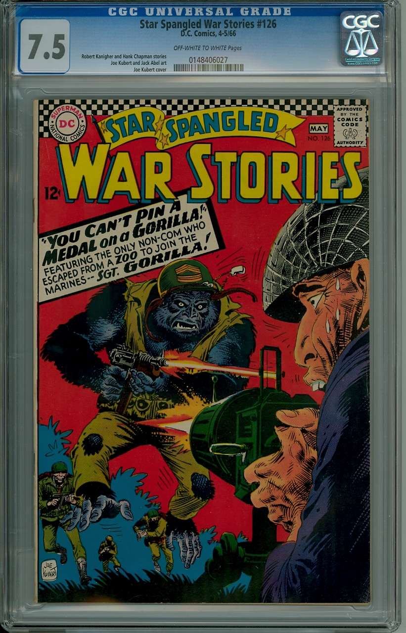 Star Spangled War Stories 126 (CGC 7.5)