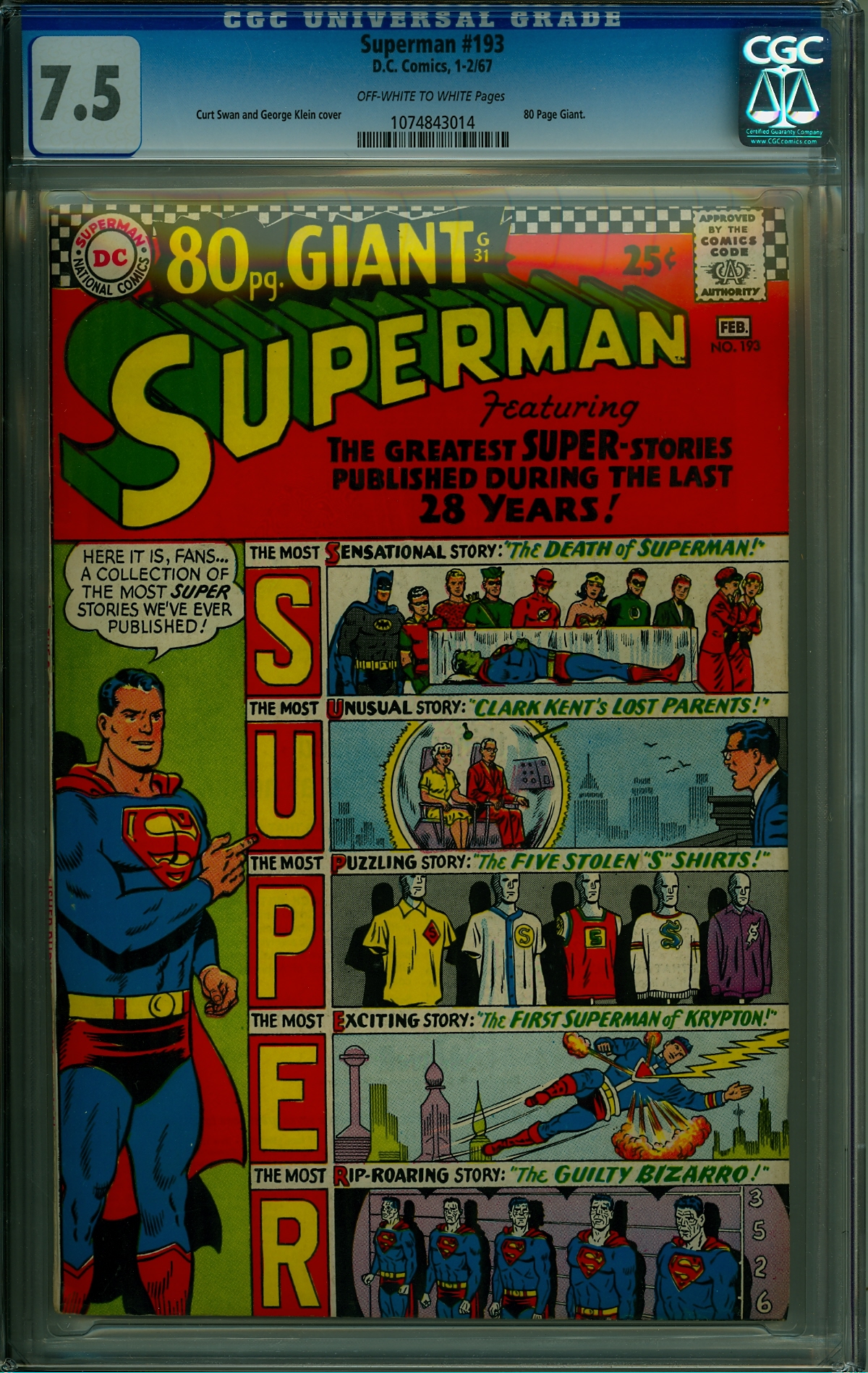 Superman 193 (CGC 7.5)