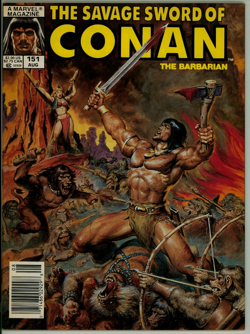 Savage Sword of Conan 151 (VG/FN 5.0)