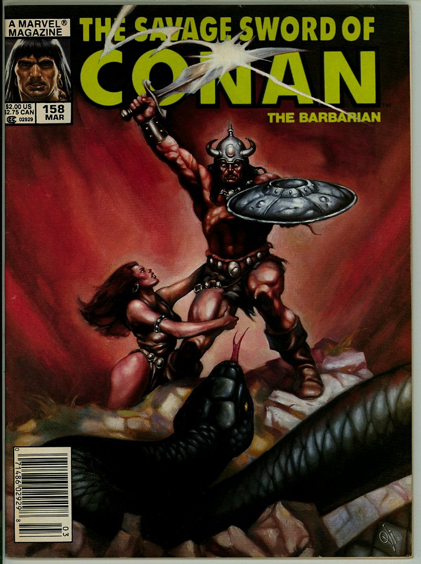 Savage Sword of Conan 158 (VG 4.0)