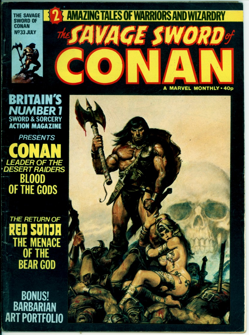 Savage Sword of Conan (Mag.) 33 (VG/FN 5.0)