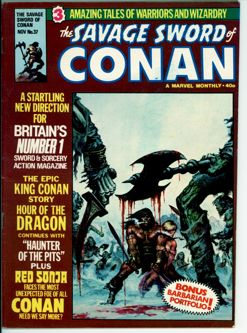 Savage Sword of Conan (Mag.) 37 (FN+ 6.5)