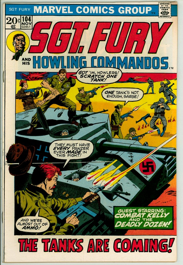 Sgt Fury and his Howling Commandos 104 (FN/VF 7.0)