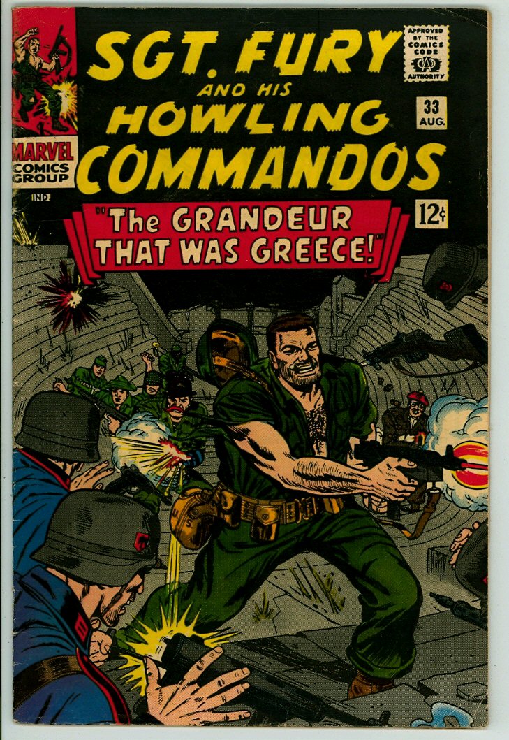 Sgt Fury and his Howling Commandos 33 (VG+ 4.5)