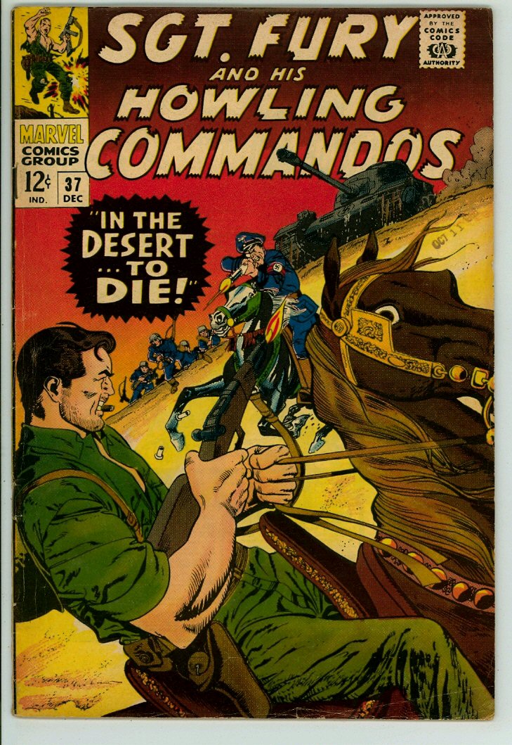 Sgt Fury and his Howling Commandos 37 (VG 4.0)