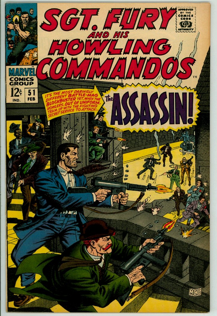 Sgt Fury and his Howling Commandos 51 (FN/VF 7.0)