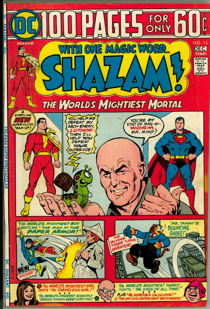 Shazam! 15 (VG 4.0) 