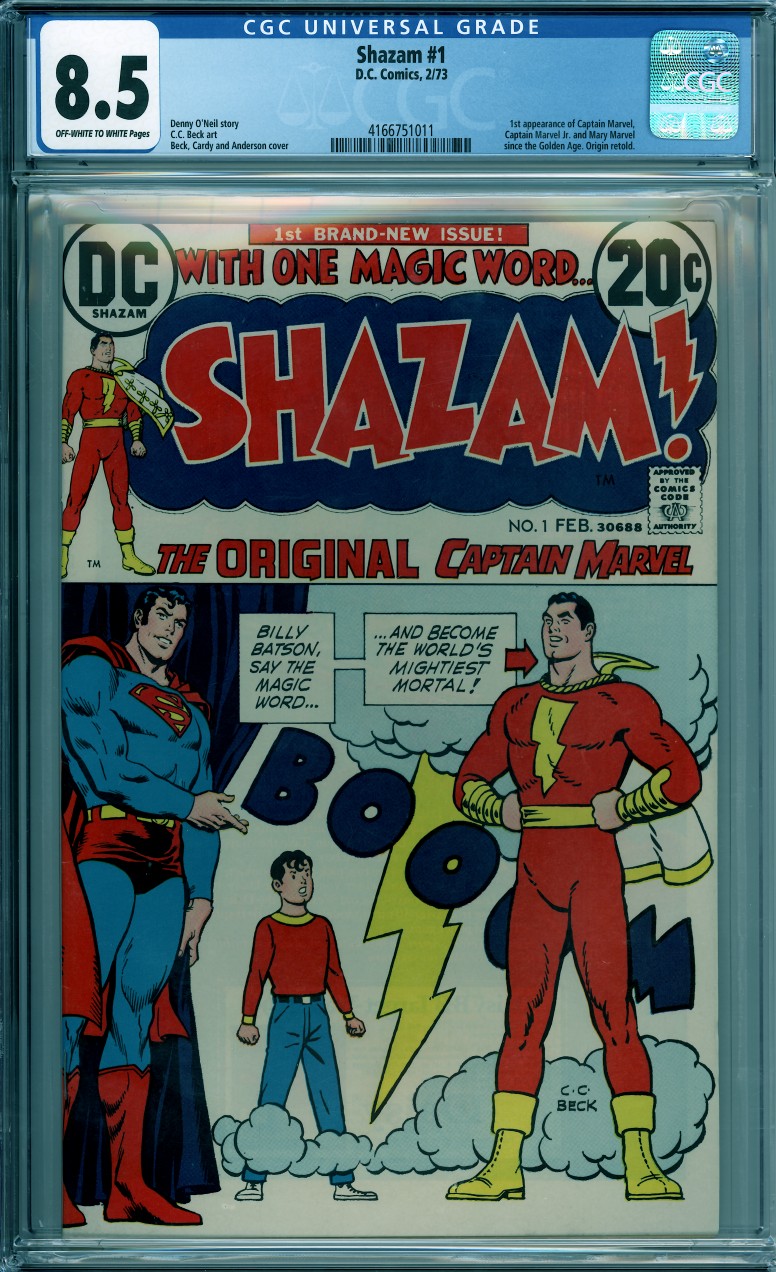 Shazam! 1 (CGC 8.5)