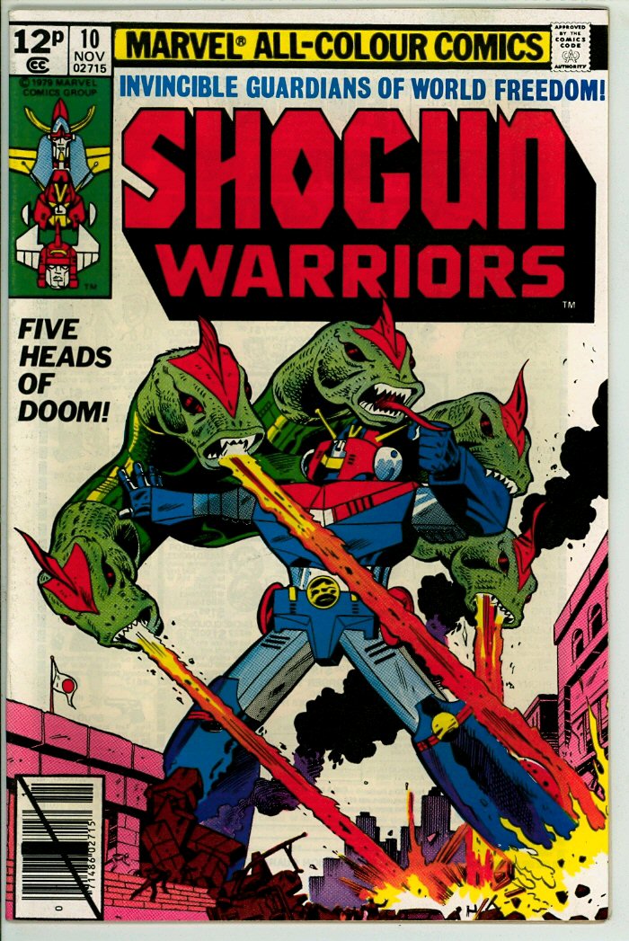 Shogan Warriors 10 (VF- 7.5) pence