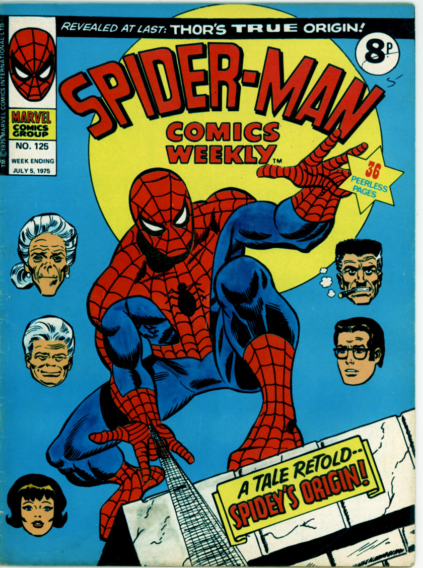 Spider-Man Comics Weekly 125 (VG- 3.5)