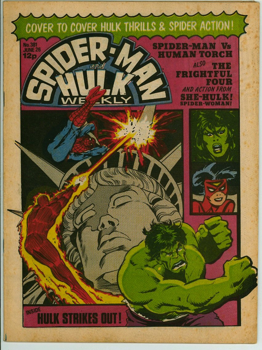 Spider-Man and Hulk 381 (FN- 5.5)