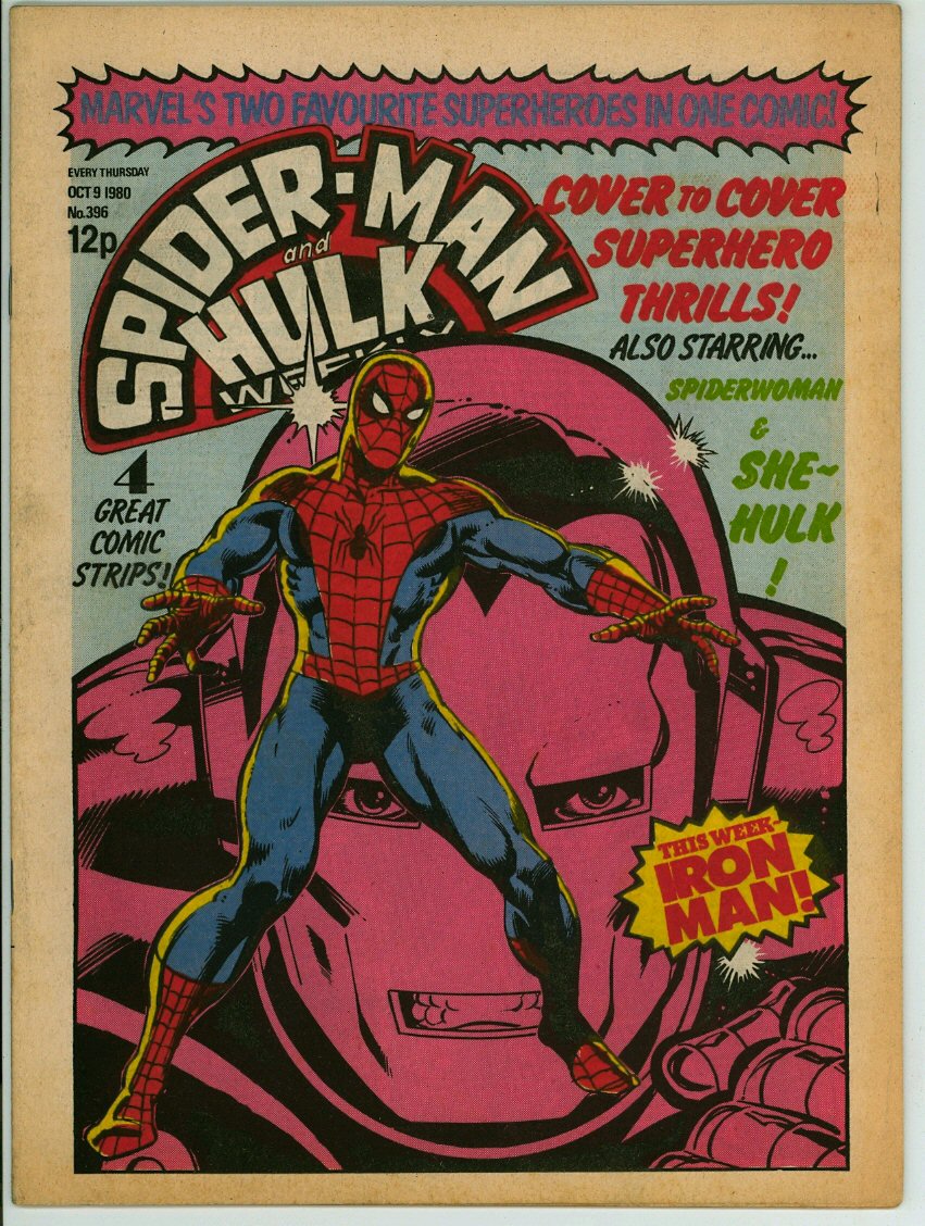 Spider-Man and Hulk 396 (VF- 7.5)