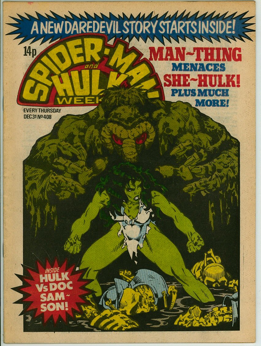 Spider-Man and Hulk 408 (VF- 7.5)