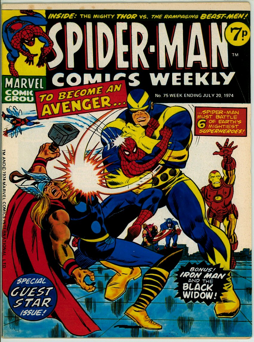 Spider-Man Comics Weekly 75 (VG/FN 5.0)