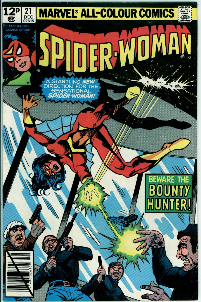 Spider-Woman 21 (VG+ 4.5) pence