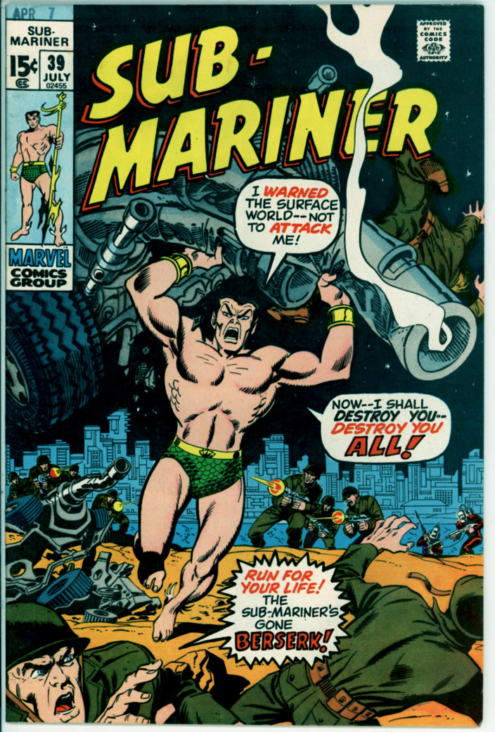 Sub-Mariner 39 (G/VG 3.0)