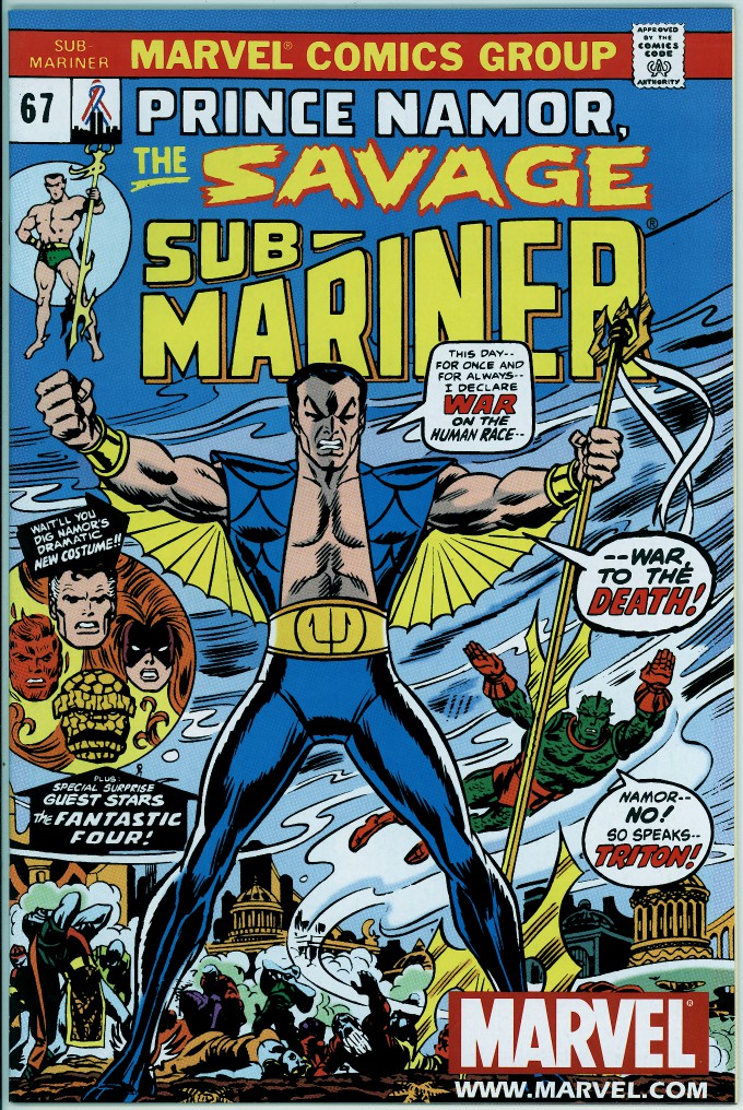 Sub-Mariner 67: Marvel Legends reprint. (FN+ 6.5)