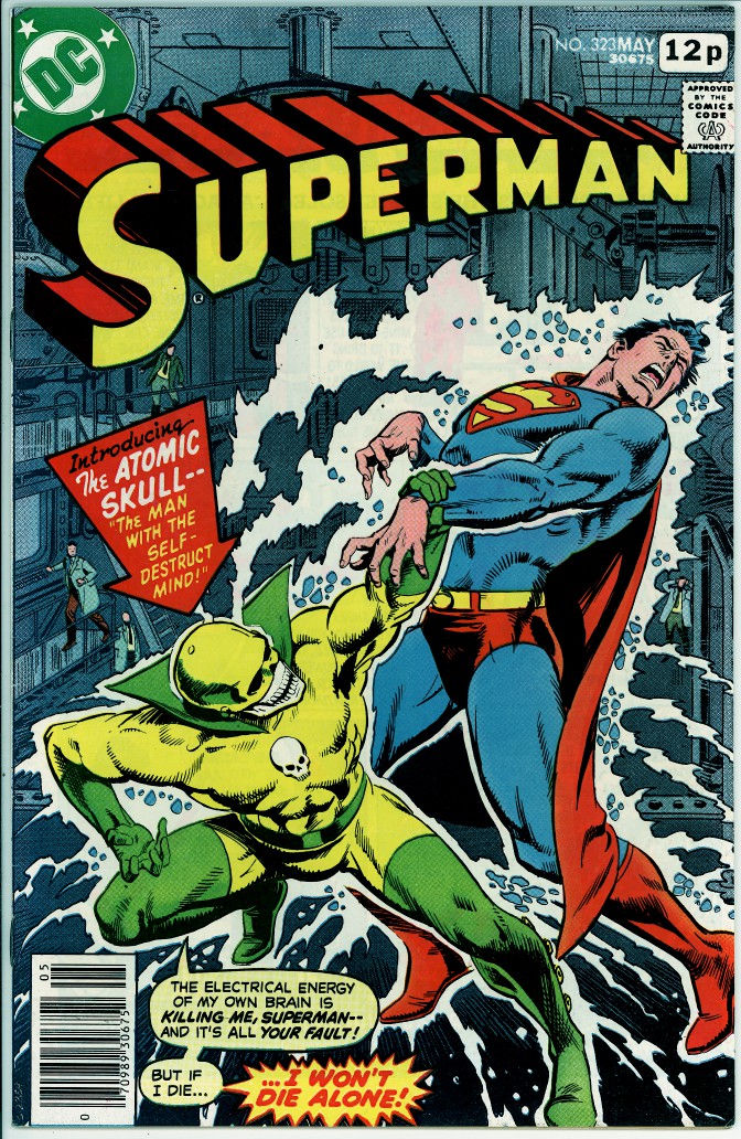 Superman 323 (VF- 7.5) pence