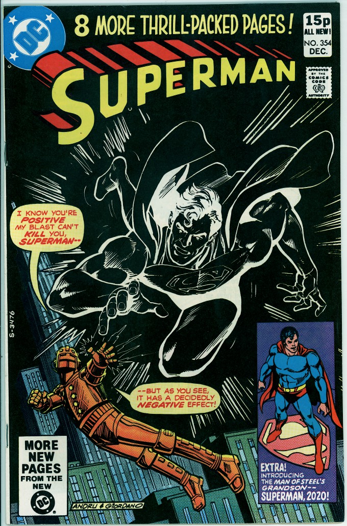 Superman 354 (FN 6.0) pence