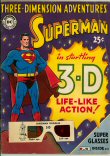 Superman in 3D (VG 4.0) with 3D glasses