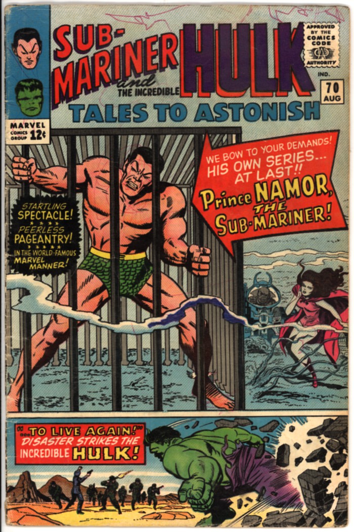 Tales to Astonish 70 (G+ 2.5)