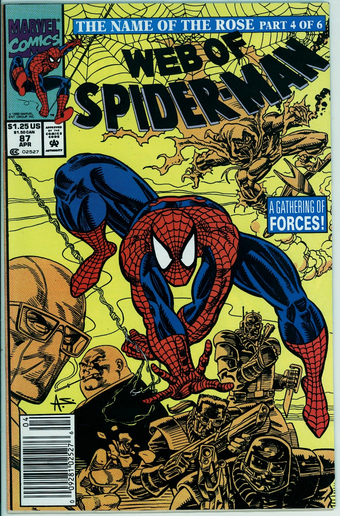 Web of Spider-Man 87 (FN- 5.5)