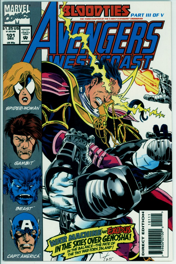 Avengers West Coast (2nd series) 101 (VF/NM 9.0)