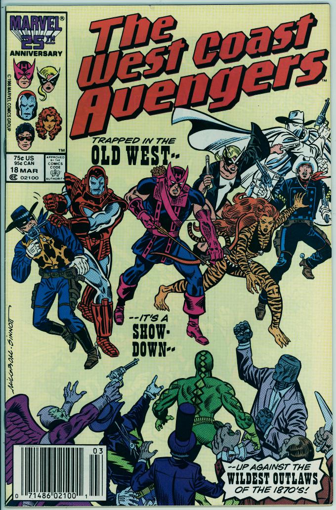 West Coast Avengers (2nd series) 18 (VF+ 8.5)
