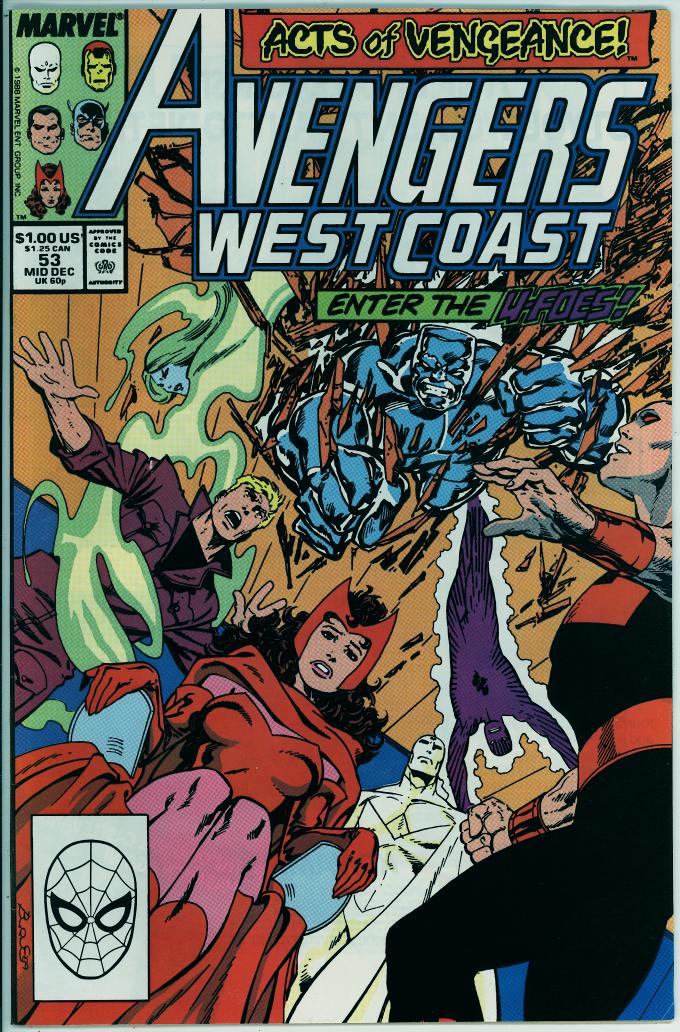 Avengers West Coast (2nd series) 53 (FN/VF 7.0)