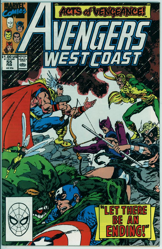 Avengers West Coast (2nd series) 55 (FN+ 6.5)