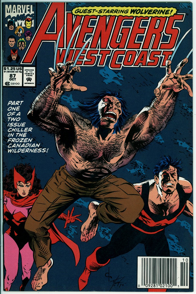 Avengers West Coast (2nd series) 87 (FN/VF 7.0)