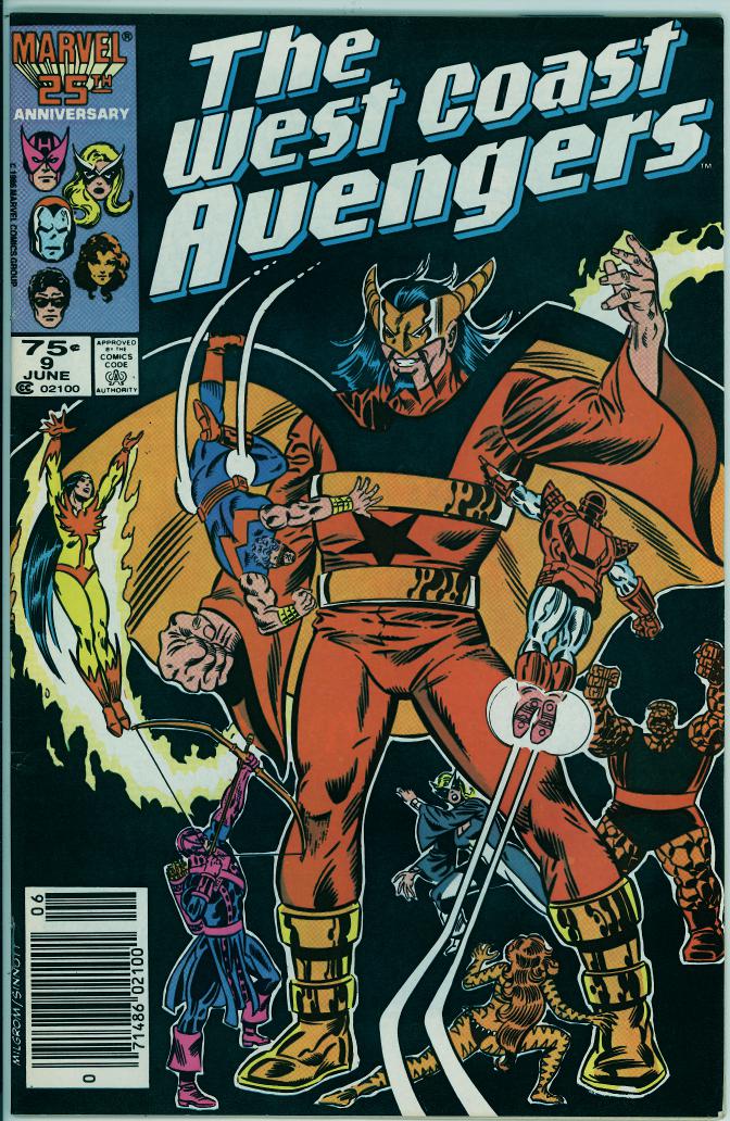 West Coast Avengers (2nd series) 9 (VG/FN 5.0)