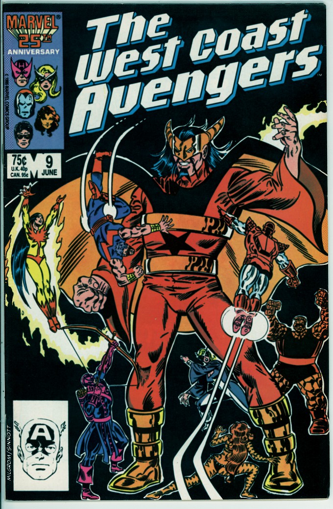 West Coast Avengers (2nd series) 9 (FN/VF 7.0)